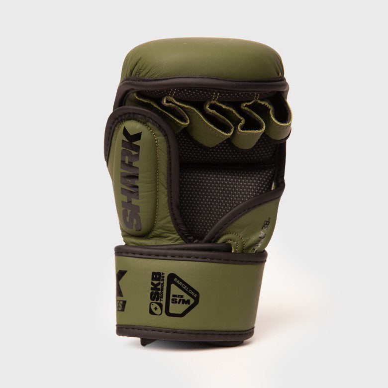 Guantillas de MMA Shark Pro Combat Verde (K2)