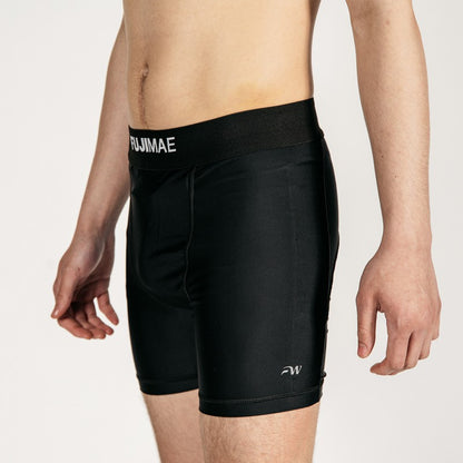 Pantalón de compresión con bolsillo interior para coquilla Fujimae FW