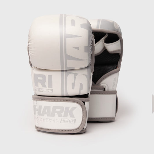 Guantillas de MMA Shark R1 Blanco y Gris